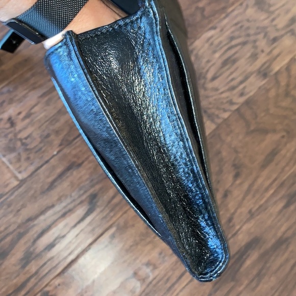 Elliott Lucca black clutch purse shoulder bag interior zipper pocket 11”x7”​ - Picture 11 of 14